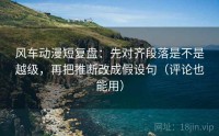 风车动漫短复盘：先对齐段落是不是越级，再把推断改成假设句（评论也能用）