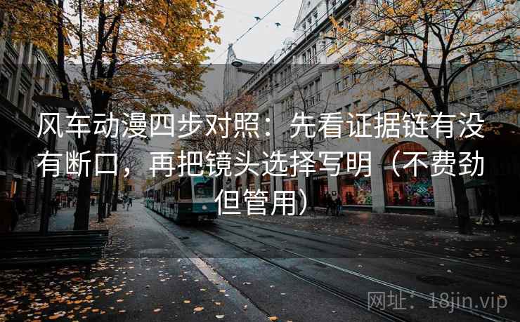 风车动漫四步对照:先看证据链有没有断口,再把镜头选择写明(不费劲但管用) 风车动漫四步对照:先看证据链有没有断口,再把镜头选择写明(不费劲但管用)